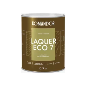Лак LAQUER ECO 7 0,9 л КОМАНДОР