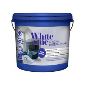 Краска WHITE LINE интерьерная 3 кг изображение