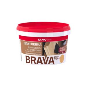 Шпатлевка BRAVA ACRYL PROFI-1 0,7 кг MAV изображение