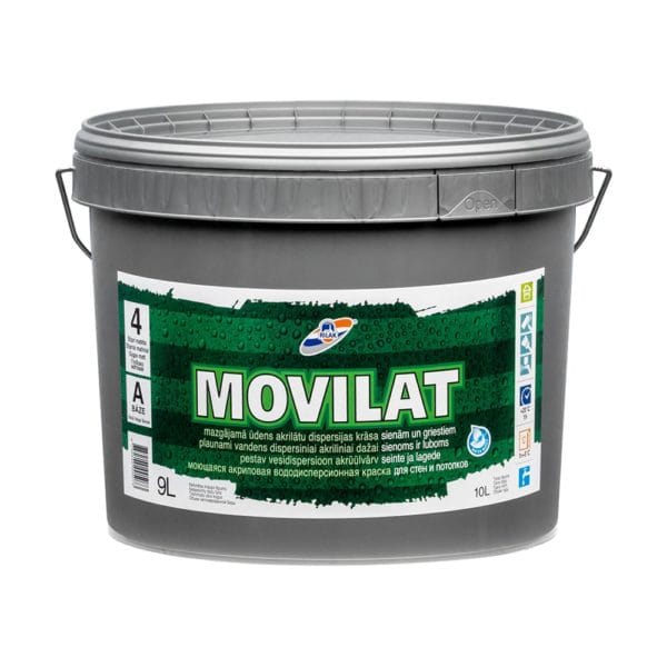 Краска MOVILAT 4 9 л фотография картинка изображение