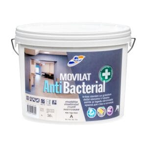 Краска MOVILAT ANTIBACTERIAL Краска MOVILAT ANTIBACTERIAL 3,6 л RILAK фотография картинка изображение