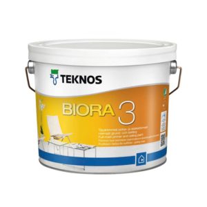 Краска BIORA 3 2,7 л TEKNOS фотография картинка изображение