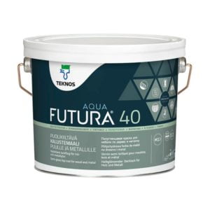 Краска FUTURA AQUA 40 2,7 л TEKNOS фотография картинка изображение