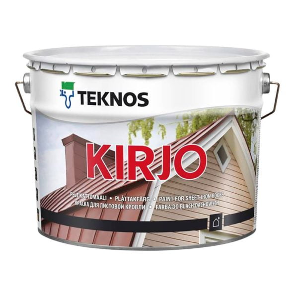 Краска KIRJO 9 л TEKNOS фотография картинка изображение