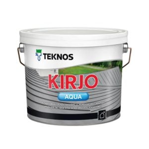 Краска KIRJO AQUA 2,7 л TEKNOS фотография картинка изображение