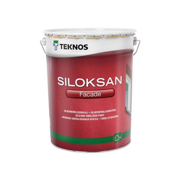 Краска SILOKSAN FACADE 18 л TEKNOS фотография картинка изображение