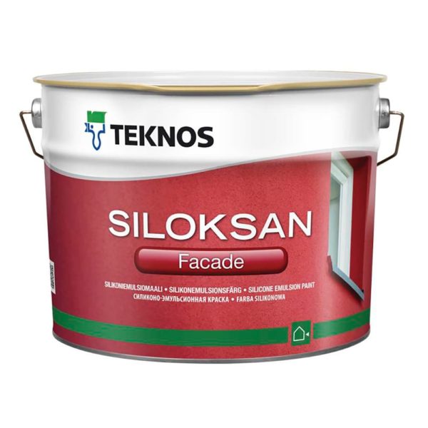 Краска SILOKSAN FACADE 9 л TEKNOS фотография картинка изображение
