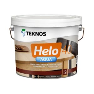 Лак HELO AQUA 40 2,7 л TEKNOS фотография картинка изображение