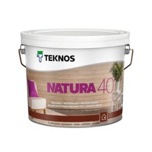 Лак NATURA 40 2,7 л TEKNOS фотография картинка изображение