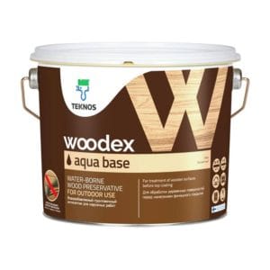 Грунтовка WOODEX AQUA BASE 3 л TEKNOS фотография картинка изображение